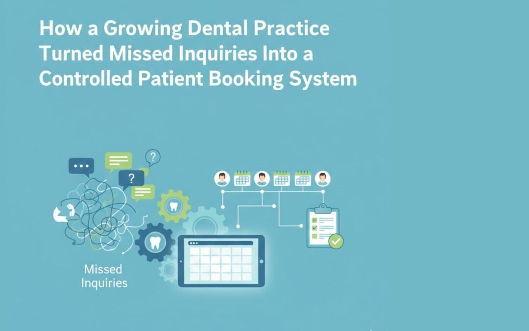How a Growing Dental Practice Turned Missed Inquiries Into a Controlled Patient Booking System